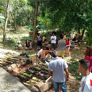 Oficina de permacultura do grande mestre e parceiro Ticote