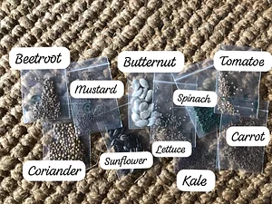 Seed packs we distribute